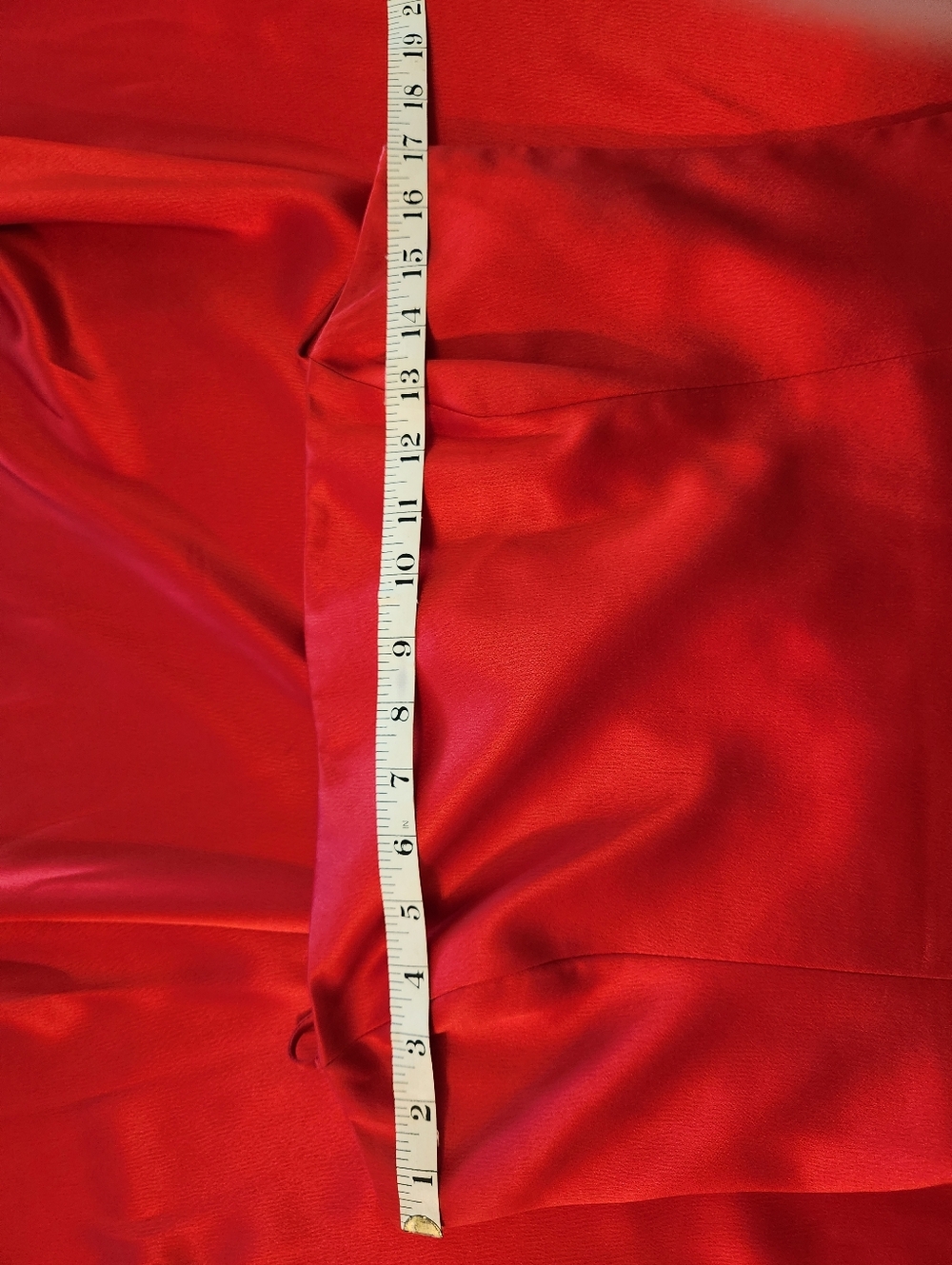 Elie Tahari Red Gown Sz 12 - Picture 6 of 10